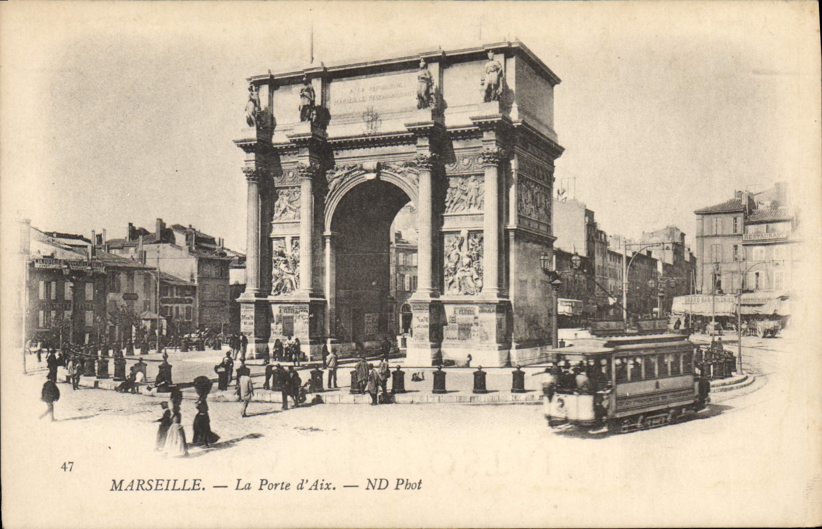 CPA Marseille La Porte d'Aix 