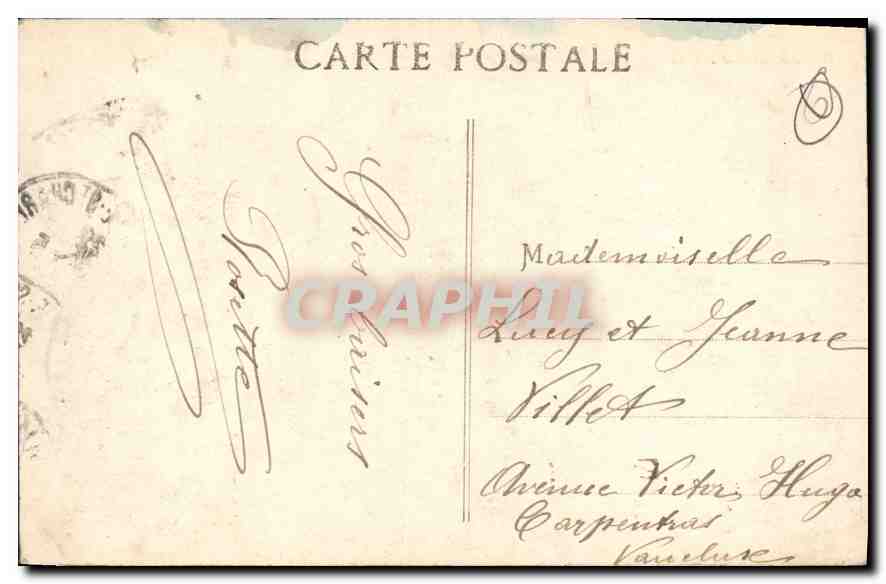 CPA Marseille La Porte d'Aix Z Z  — Verso