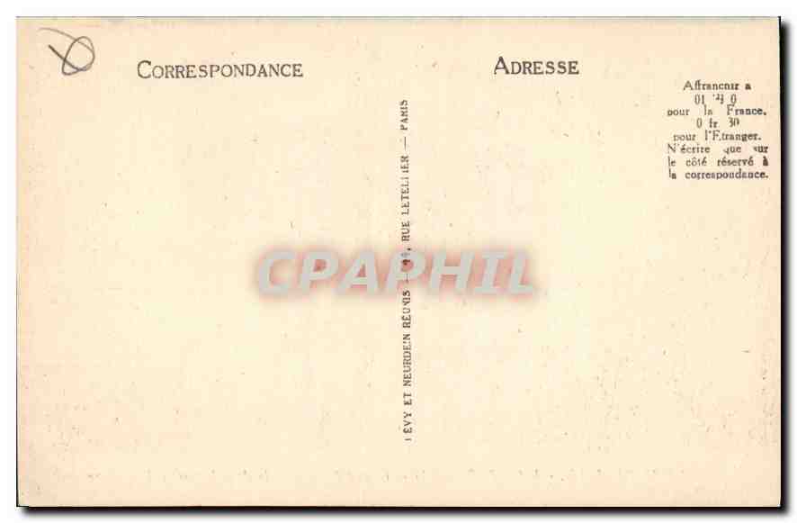 CPA Marseille L'Arc de Triomphe eleve aux Gloires de La Republique L L  — Verso