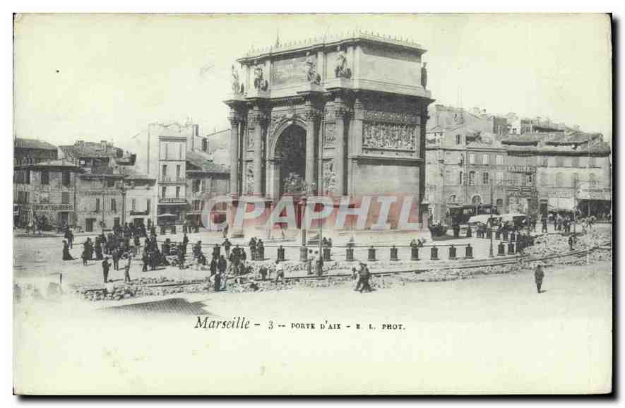 CPA Marseille La Porte d'Aix E L 