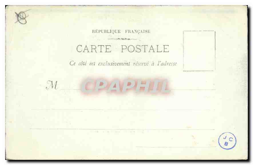 CPA Marseille La Porte d'Aix E L  — Verso