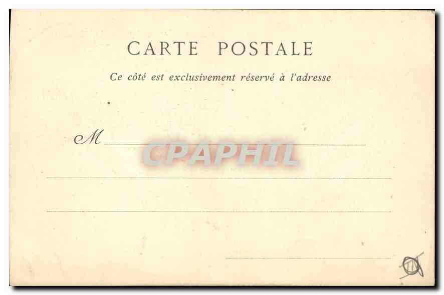 CPA Marseille La Porte d'Aix N D  — Verso