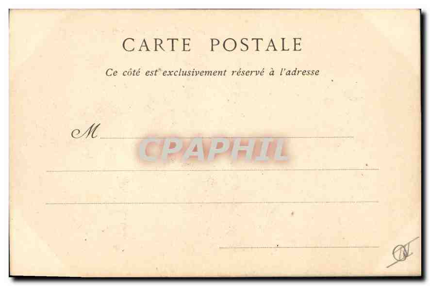 CPA Marseille La Porte d'Aix  — Rückseite