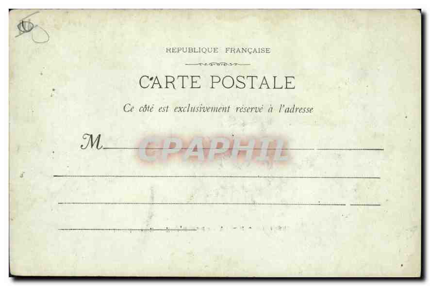 CPA Marseille La Porte d'Aix E L  — Rückseite