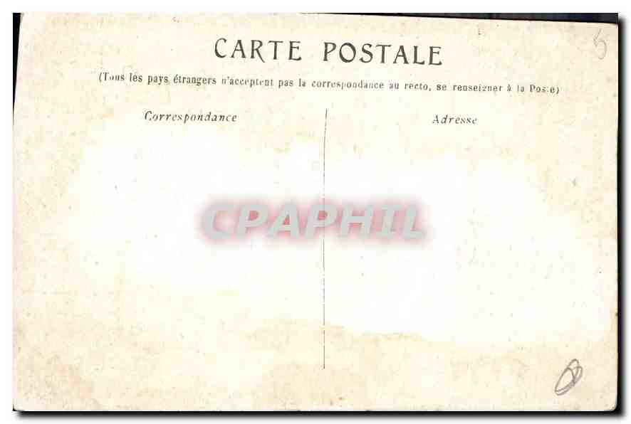 CPA Marseille Porte d'Aix  — Verso