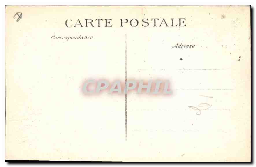 CPA Marseille La Porte d'Aix  — Verso