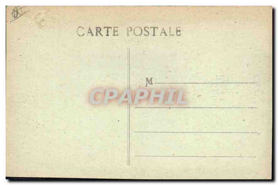 CPA Marseille La Porte d'Aix  — Verso