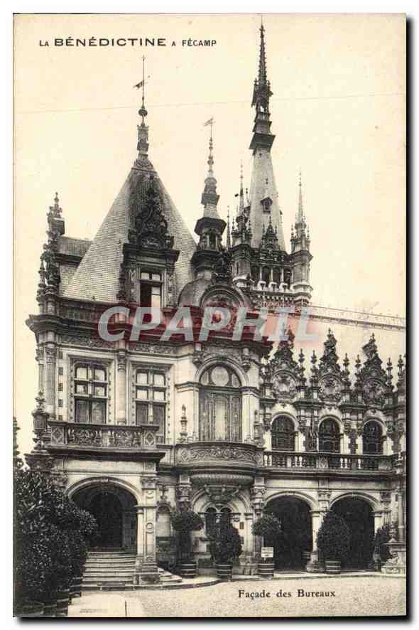 CPA La Benedictine a Fecamp Facade des Bureaux 