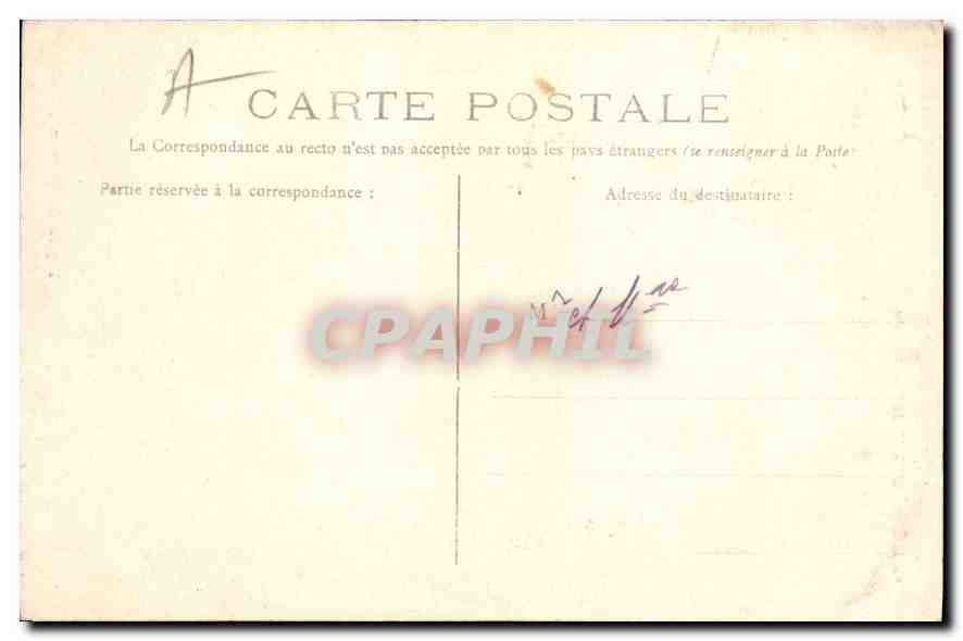 CPA La Benedictine a Fecamp Facade des Bureaux  — Rückseite
