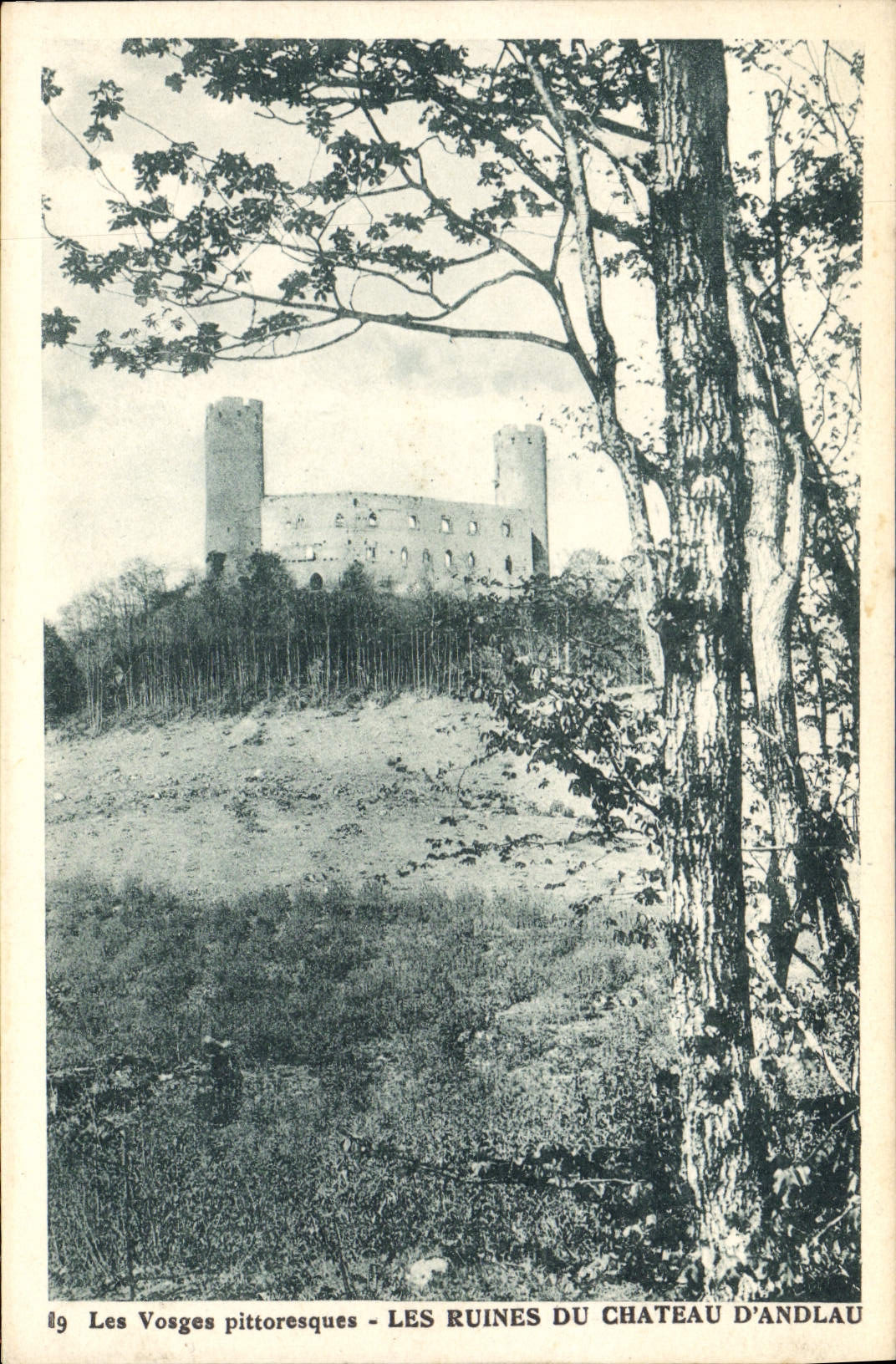 CPA Les Vosges Pittoresques Les Ruines du Chateau d'Andlau 