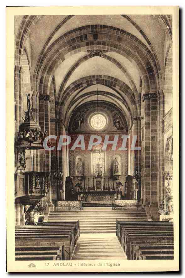 CPA Andlau Interieur de l'Eglise 