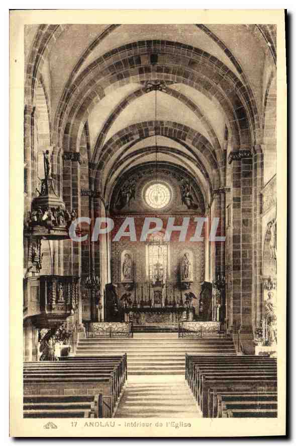 CPA Andlau Interieur de l'Eglise 