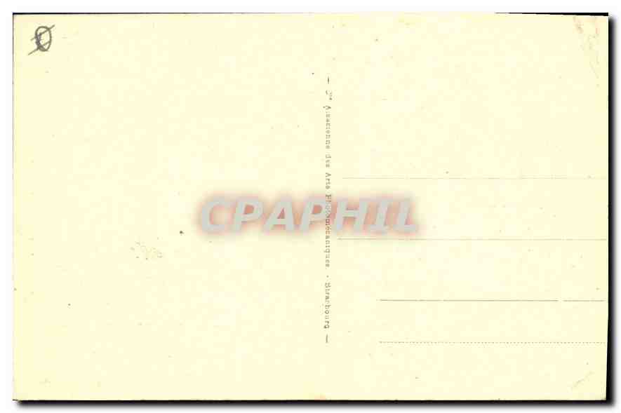 CPA Andlau Interieur de l'Eglise  — Verso