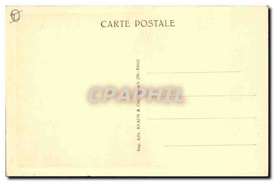 CPA Andlau Fontaine Sainte Richarde  — Verso