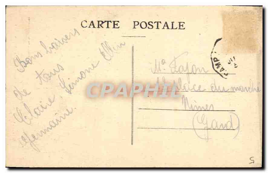 CPA La Benedictine a Fecamp La Porterie Principale Entree des Visiteurs  — Rückseite