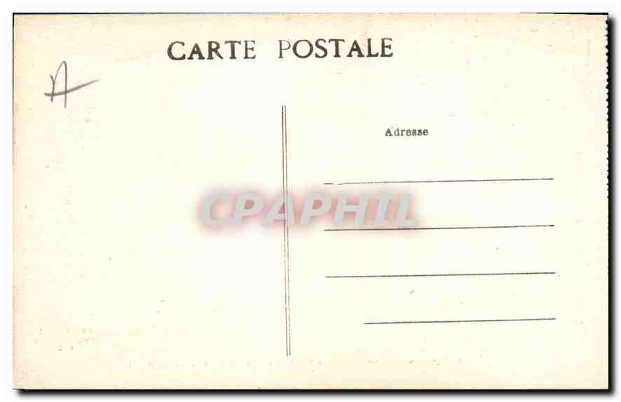 CPA Fecamp Perspective des Falaises Vue Prise de la Porte du Roi  — Rückseite