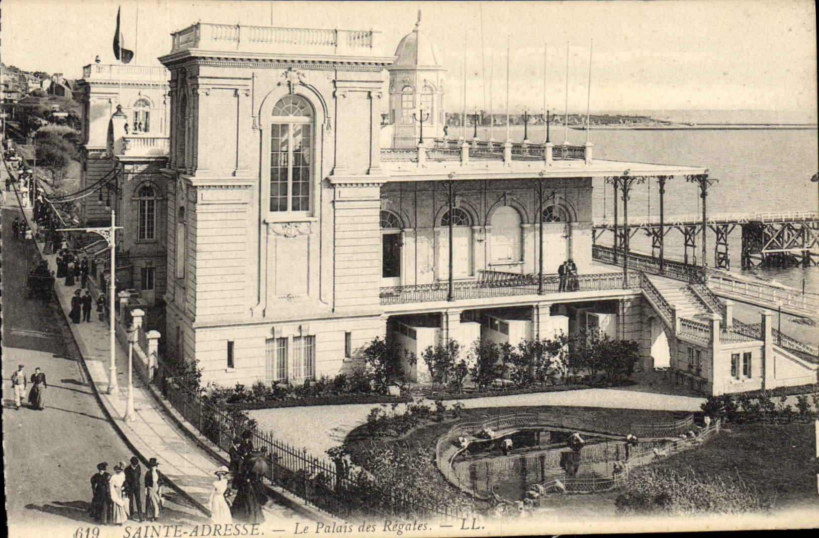 CPA Sainte Adresse Le Palais des Regates 