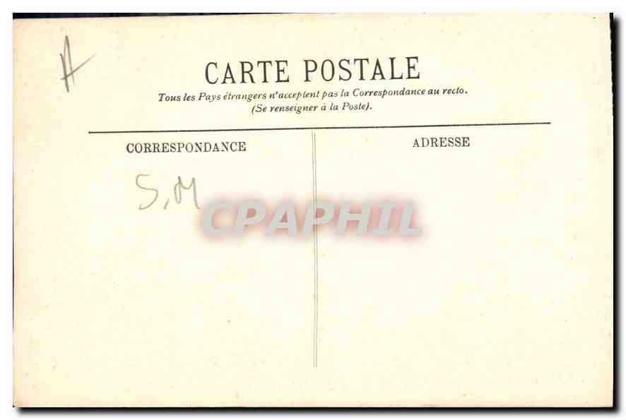 CPA Sainte Adresse Le Palais des Regates  — Rückseite