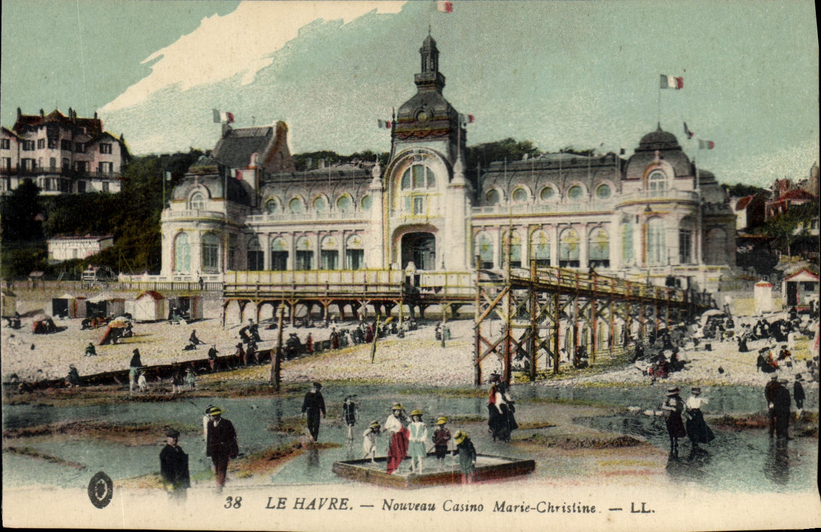 CPA Le Havre Nouveau Casino Marie Christine 
