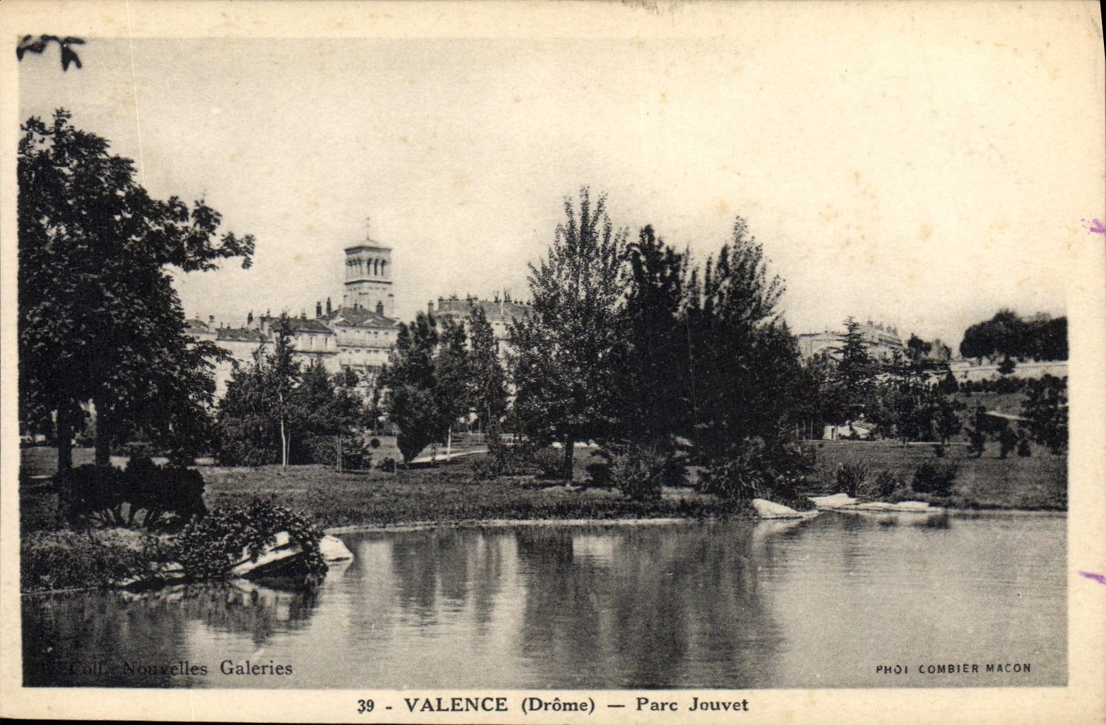 CPA Valence Drome Parc Jouvet 