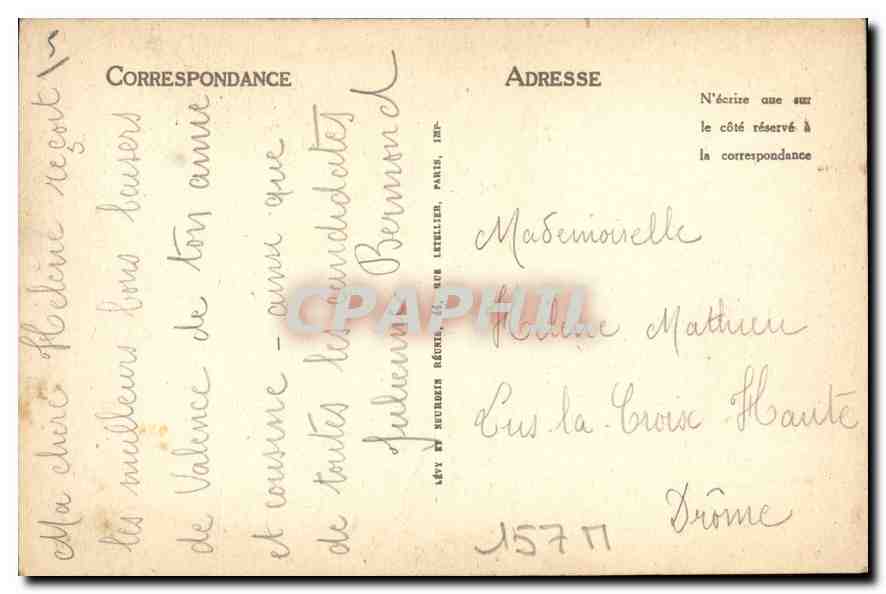 Valence — Le Parc Jouvet — LL — Rückseite