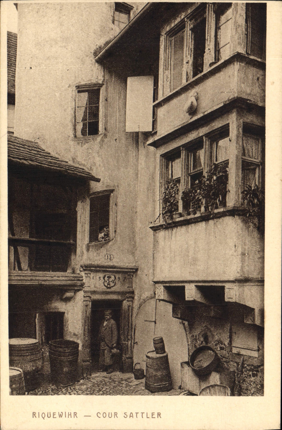 Riquewihr — Cour Sattler — Braun & Cie Éditeurs, Dornach