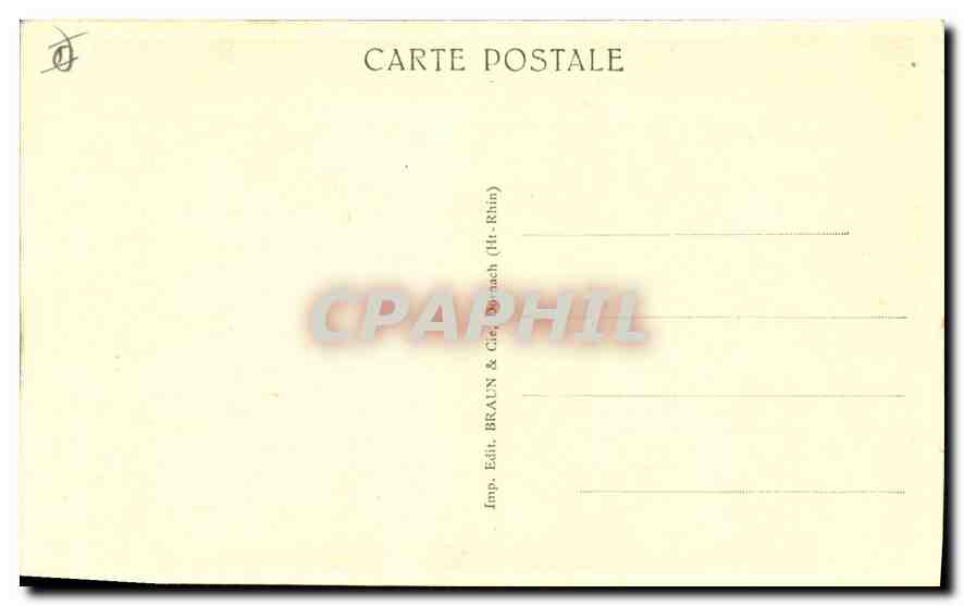 Ribeauvillé — Maison des Mémétrières — éditeur Braun & Cie — Verso
