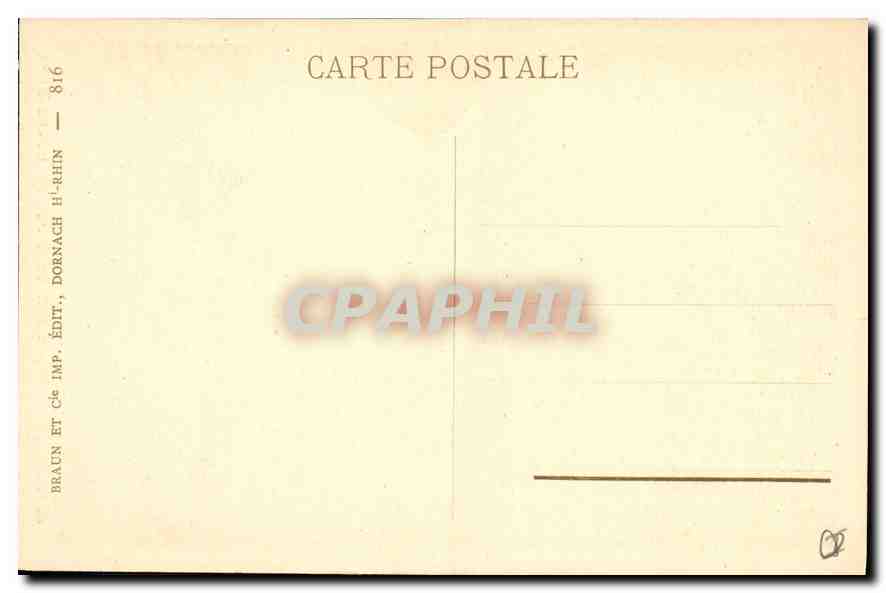 CPA Guebwiller Interieur de l'Eglise Notre Dame  — Rückseite