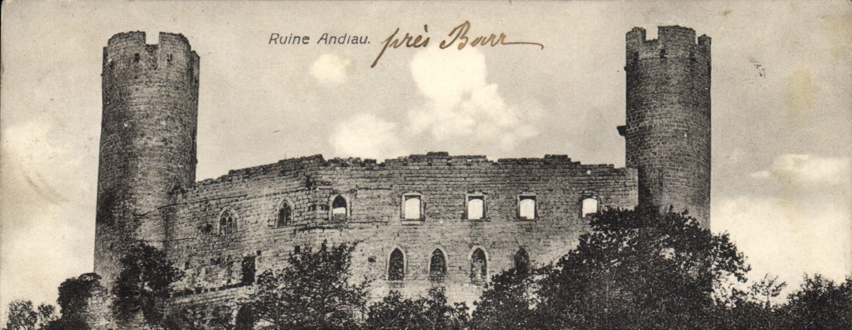 CPA Ruine Andlau Pris Barr 