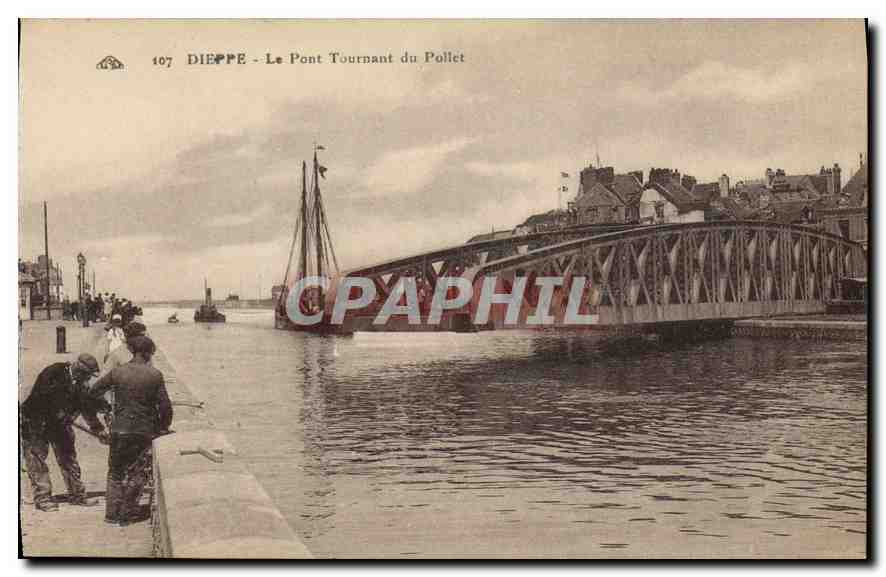 CPA Dieppe Le Pont Tournant du Pollet 