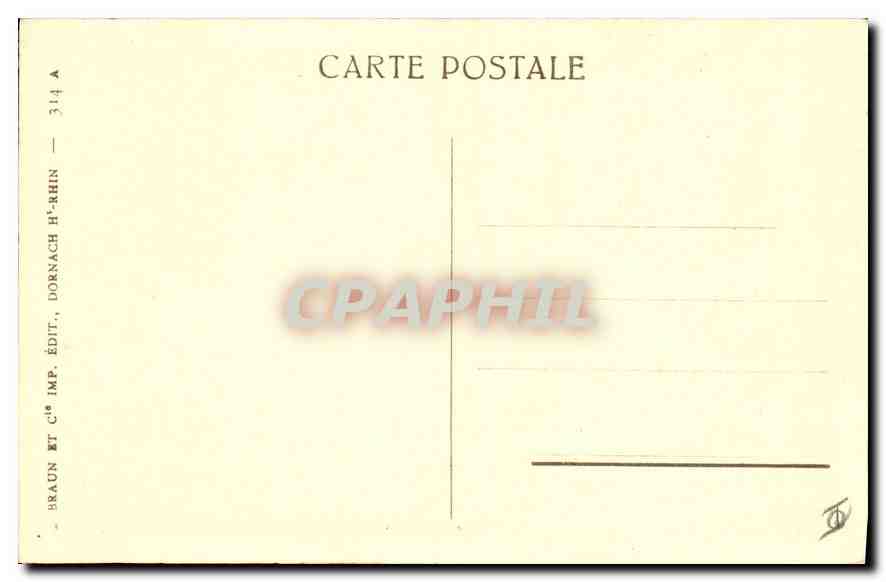 CPA Riquewihr vieux Puits  — Rückseite