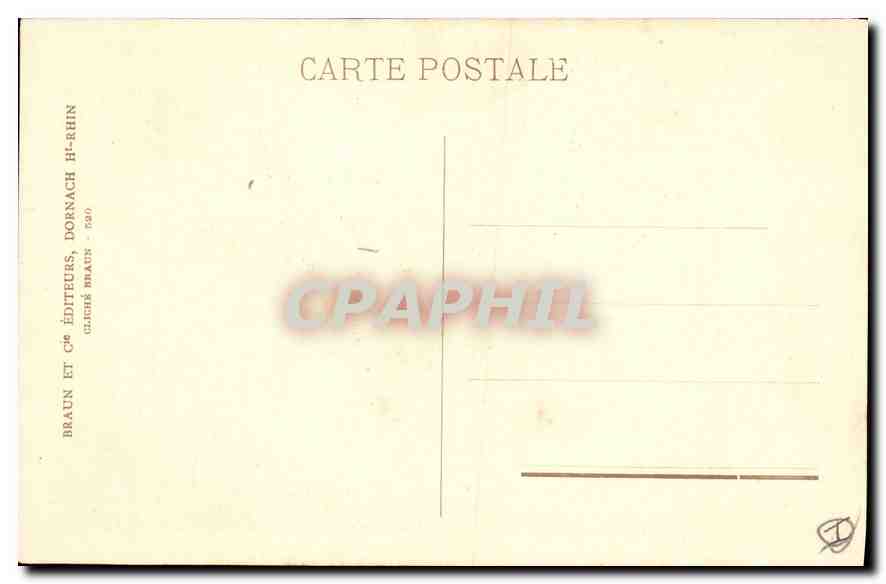 CPA Riquewihr Porte du Chateau des Princes de Wurtemberg  — Rückseite