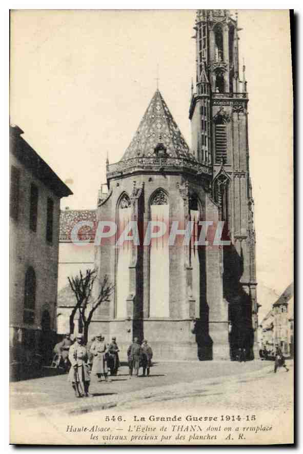 CPA La Grande Guerre Haule Alsace L'Eglise de Thann 
