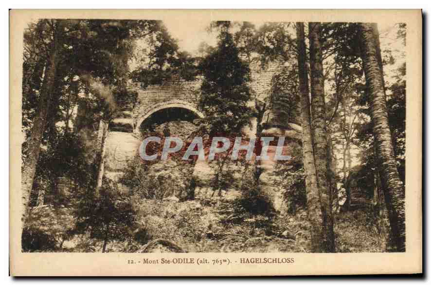 CPA Mont Ste Odile Hagelschloss 