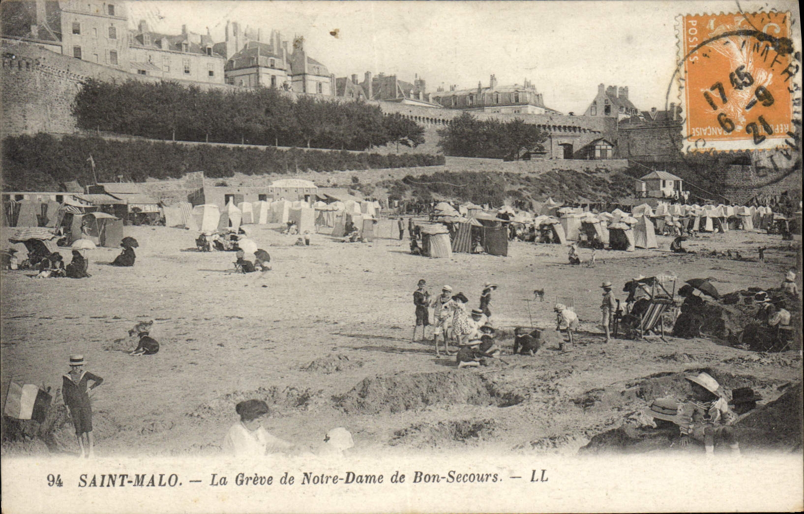 Saint-Malo — La Grève de Notre-Dame de Bon-Secours — LL