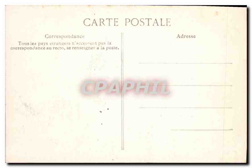 Saint-Malo — Le Château — Côte d’Emeraude — Éditeur ELD, n° 453 — Verso