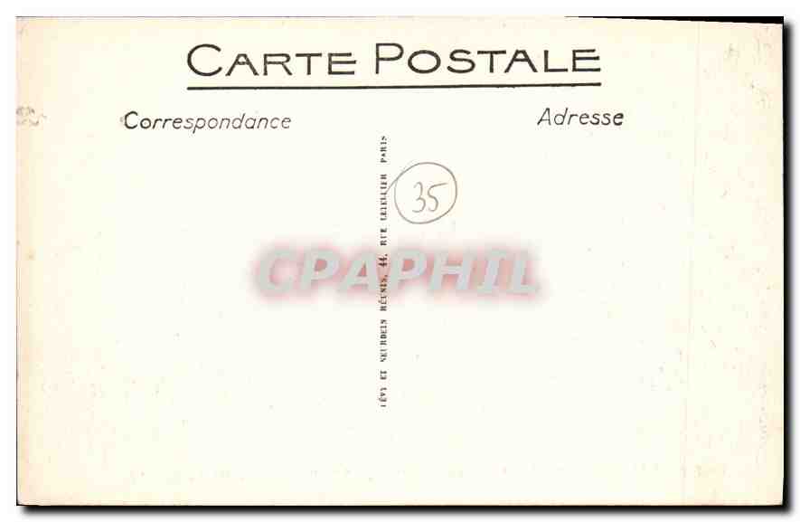 Saint-Malo - Les Remparts, côté Ouest — LL, n°218 — Verso