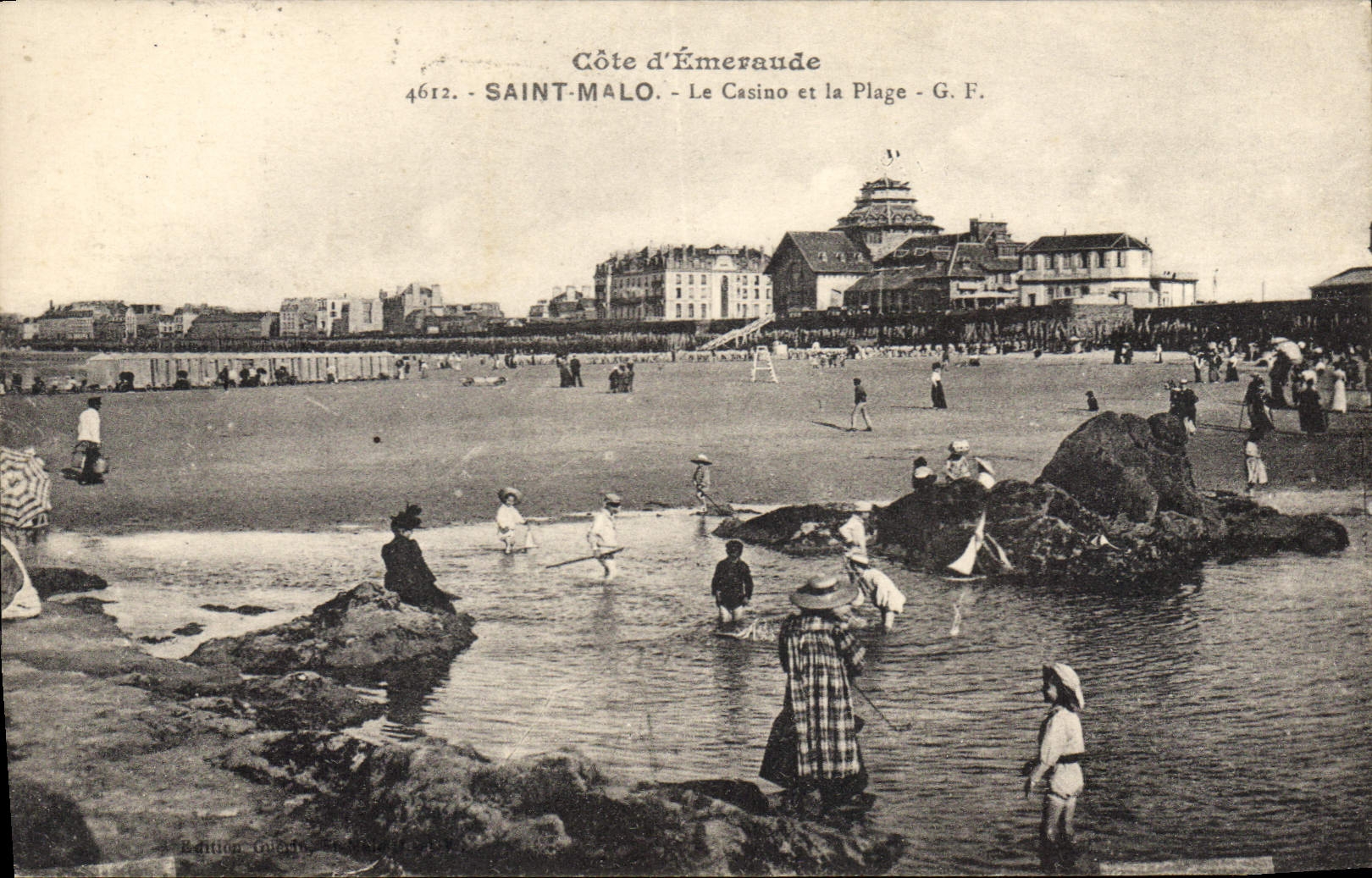 Smaragdküste - Das Casino und der Strand - G.F. - Edition Guidat