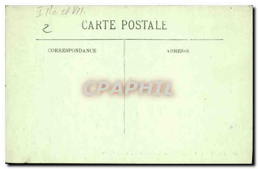 CPA Saint Malo La Jetee et les Remparts le Jour des Regates  — Verso