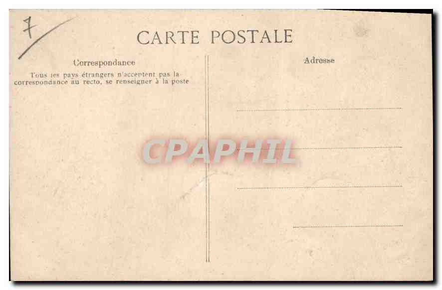 CPA Cote d'Emeraude Saint Malo Vue Generale Prise du Mole des Noires  — Verso