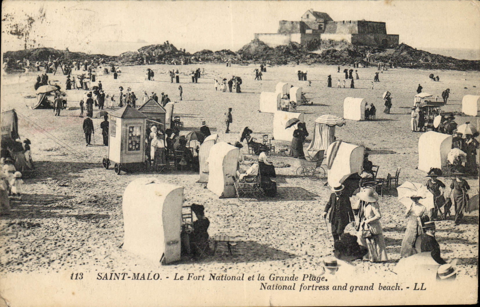 SAINT-MALO - Der Nationale Fort und die Grande Plage - LL