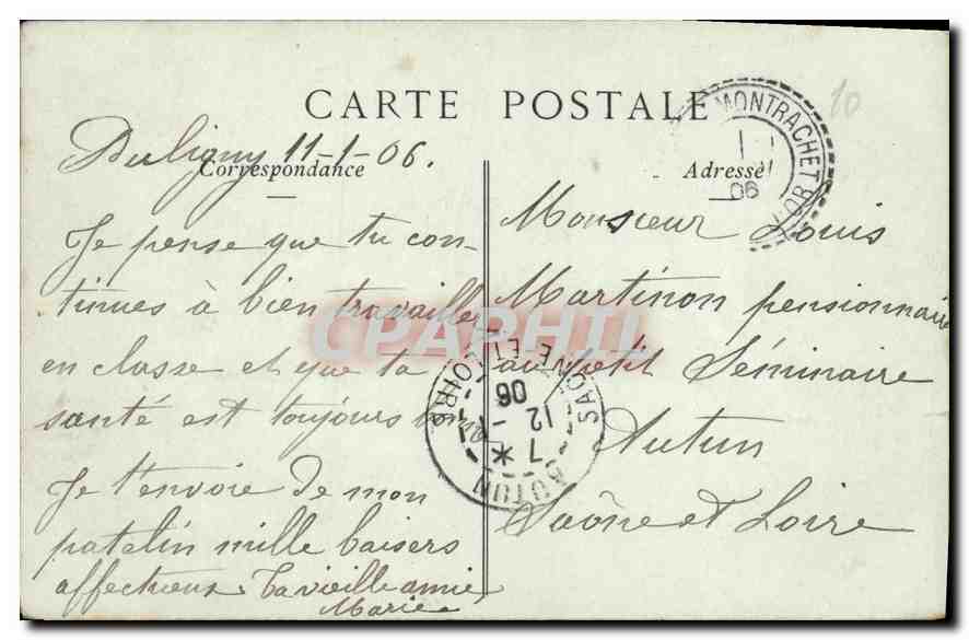 SAINT-MALO. — La Porte de Dinan — édit. AEM LA 158 — Verso