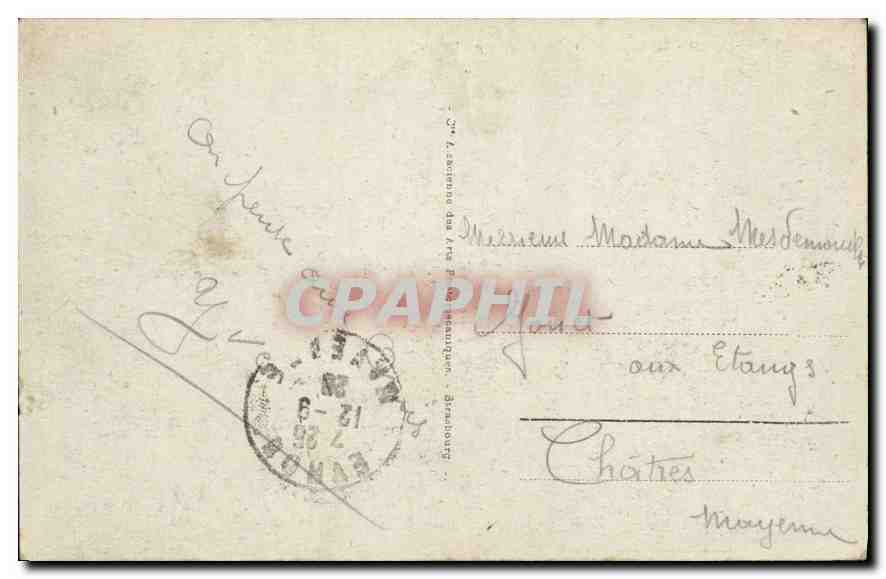St-Malo - Le Château et la Plage des Bains — éditeur anonyme, n° 16 — Verso