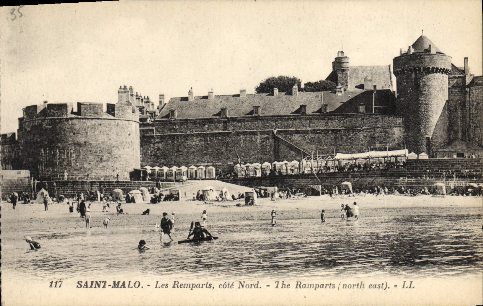 Saint-Malo - Les Remparts, côté Nord - LL
