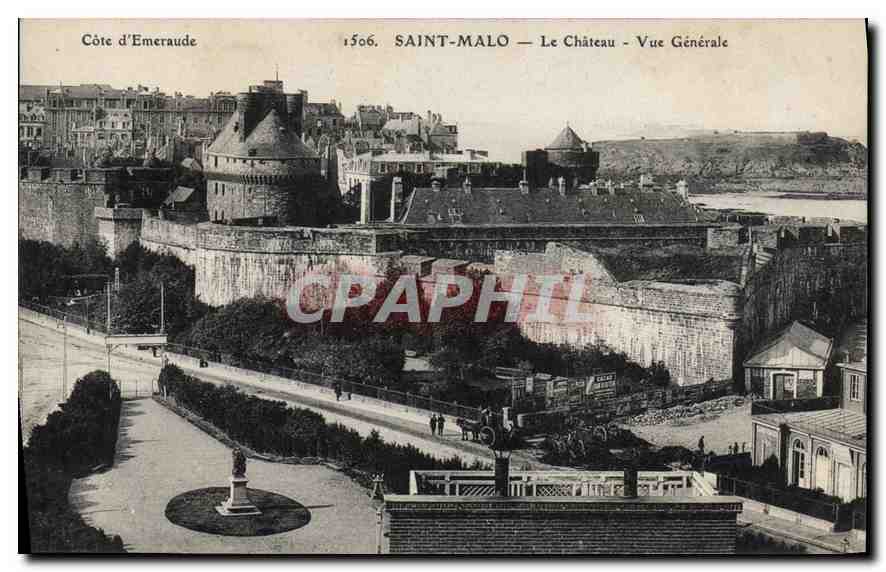 Saint-Malo — Le Château — Vue Générale — Côte d’Emeraude — n° 1506