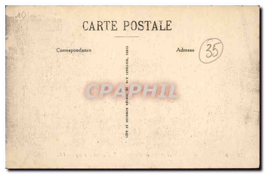 CPA Saint Malo La Ballerie Saint Vincent St Vincent Battery  — Rückseite