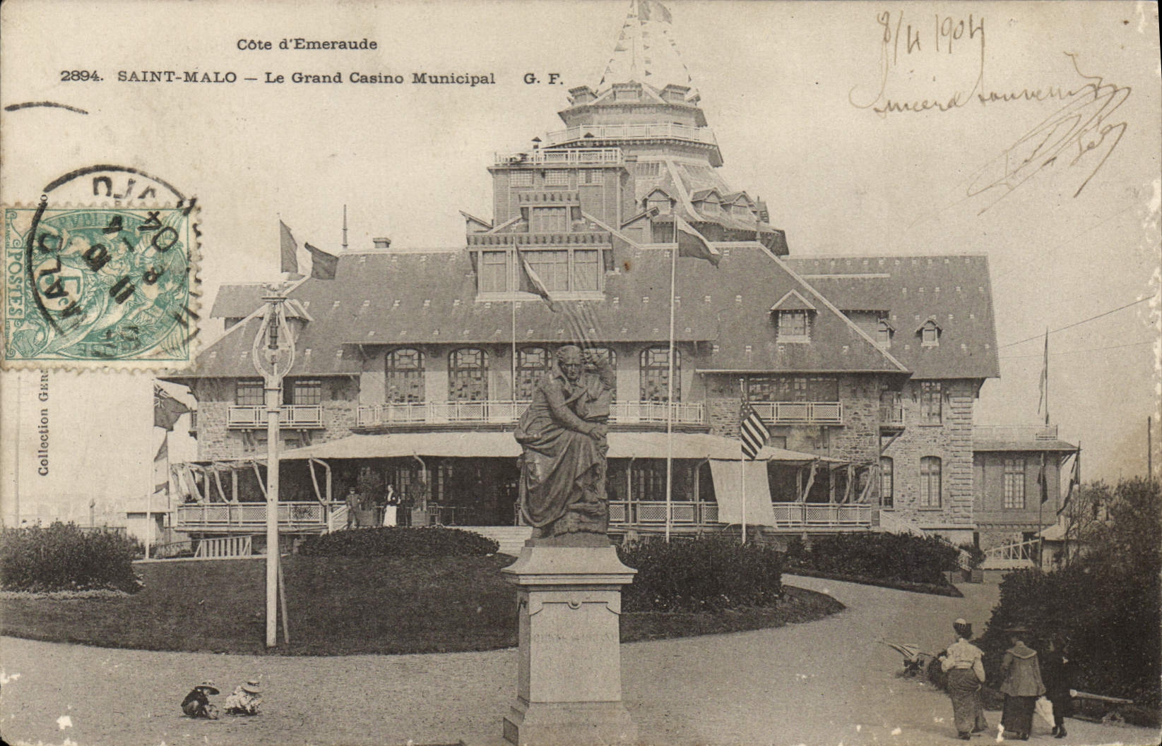 Saint-Malo — Le Grand Casino Municipal — Côte d'Emeraude — G.F. — n°2894