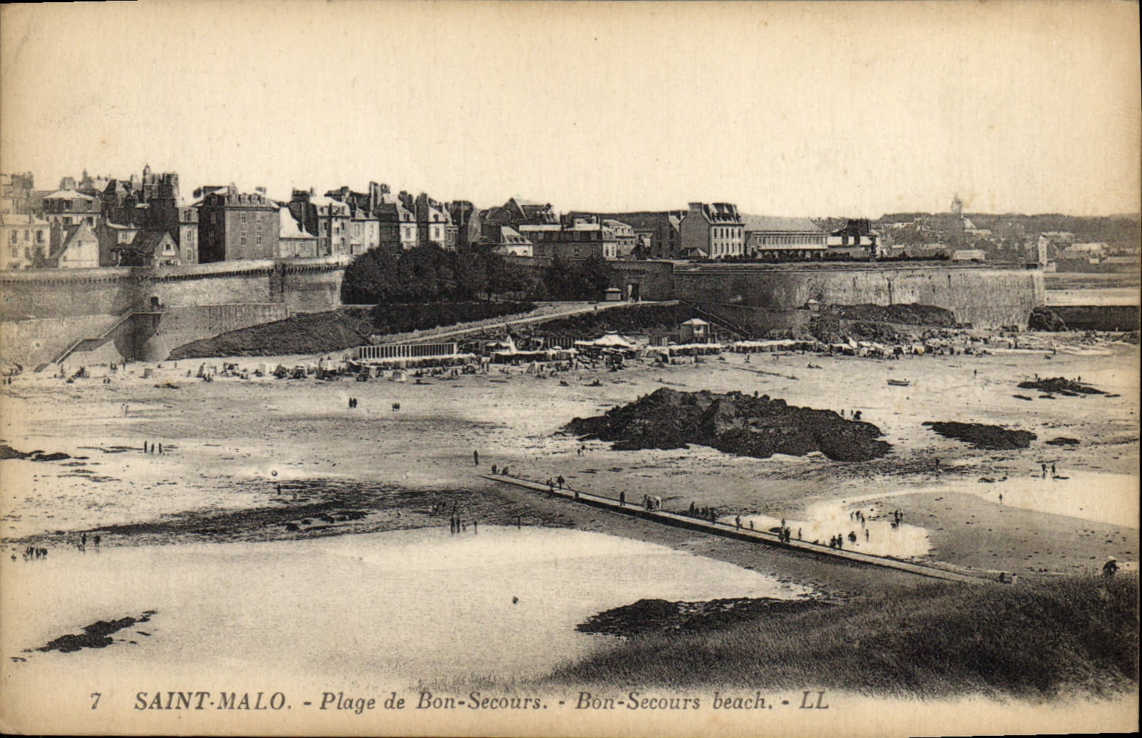 Saint-Malo - Plage de Bon-Secours - LL