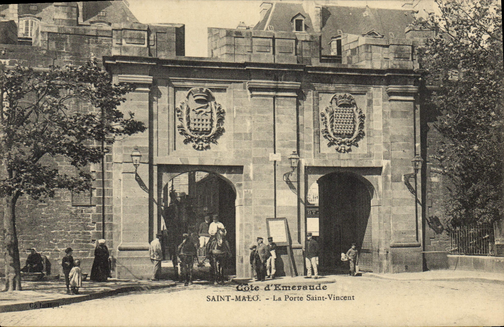 Saint-Malo - La Porte Saint-Vincent — Côte d'Émeraude, éditeur G. L. P. P.