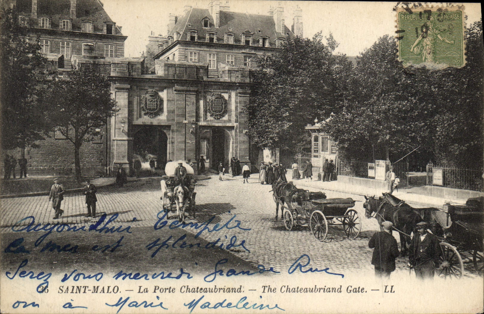 Saint-Malo — La Puerta Chateaubriand — El Arco Chateaubriand — LL